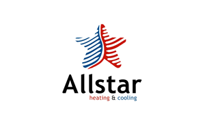 Allstar Heating & Cooling | Logo Design by aneskayirt