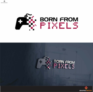 Born From Pixels | Diseño de Logo por Graphic Bricks