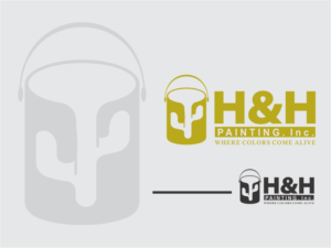 Logo-Design von Bee Bee für H&H Painting Inc. | Design: #19743623