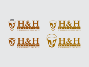 Logo Design by Bee Bee for H&H Painting Inc. | Design: #19750449
