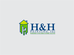 Logo Design by Bee Bee for H&H Painting Inc. | Design: #19767659