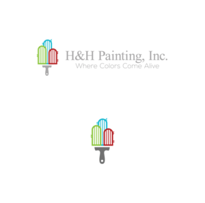 Logo Design by Ves-Boycheva for H&H Painting Inc. | Design: #19723717