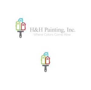 Logo Design by Ves-Boycheva for H&H Painting Inc. | Design: #19723719