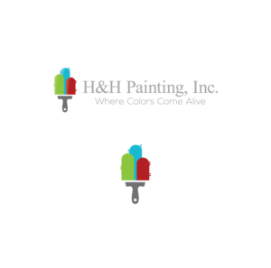 Logo Design by Ves-Boycheva for H&H Painting Inc. | Design: #19723884