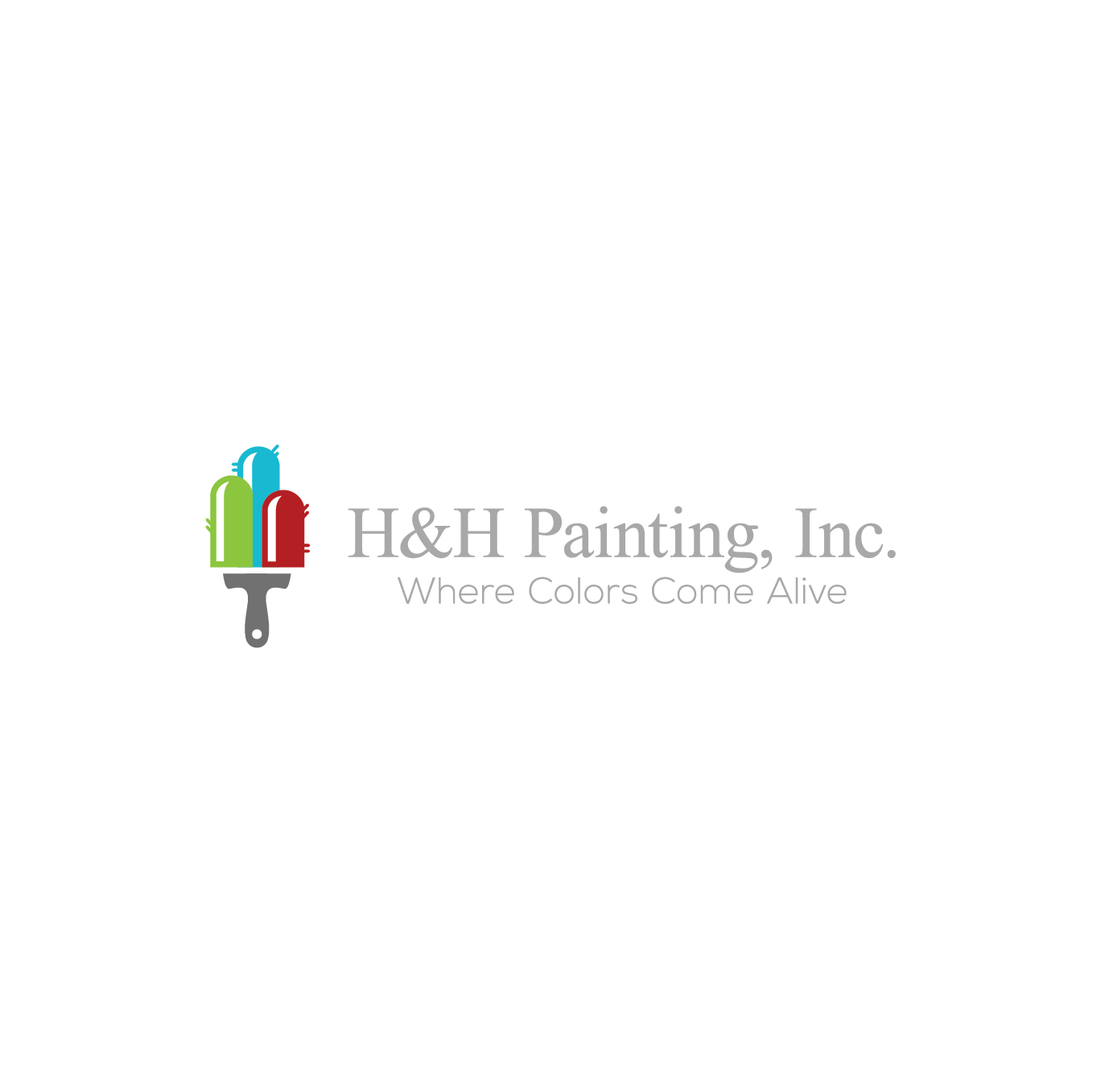 Logo Design by Ves-Boycheva for H&H Painting Inc. | Design #19723885