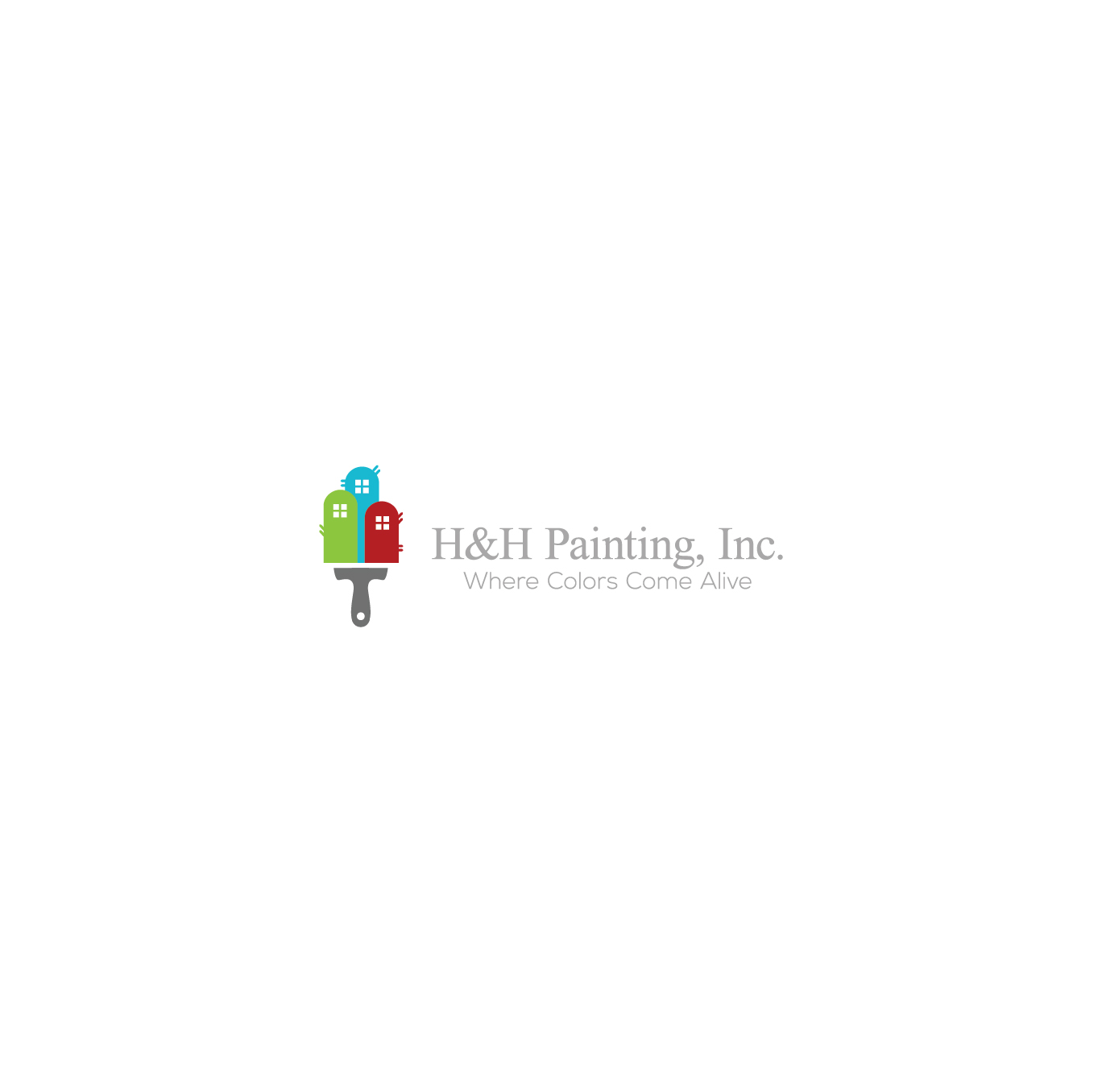 Logo Design by Ves-Boycheva for H&H Painting Inc. | Design #19723886