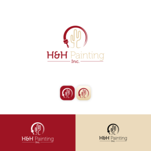 Logo Design by Maxo-Biz for H&H Painting Inc. | Design: #19725863