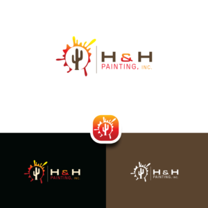 Logo Design by Maxo-Biz for H&H Painting Inc. | Design: #19725865