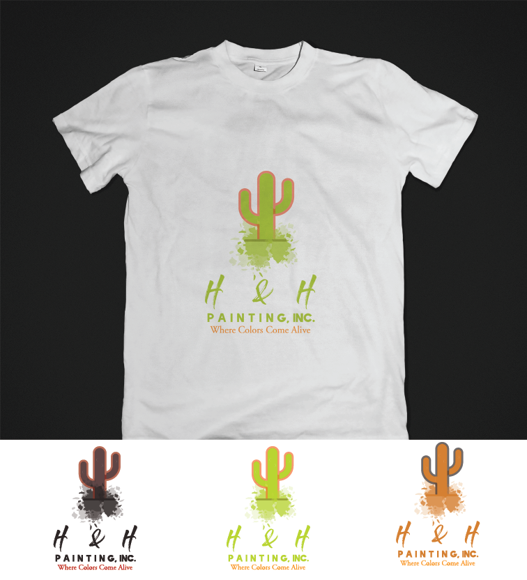 Logo Design by Ezgi Kilavuz for H&H Painting Inc. | Design #19741193