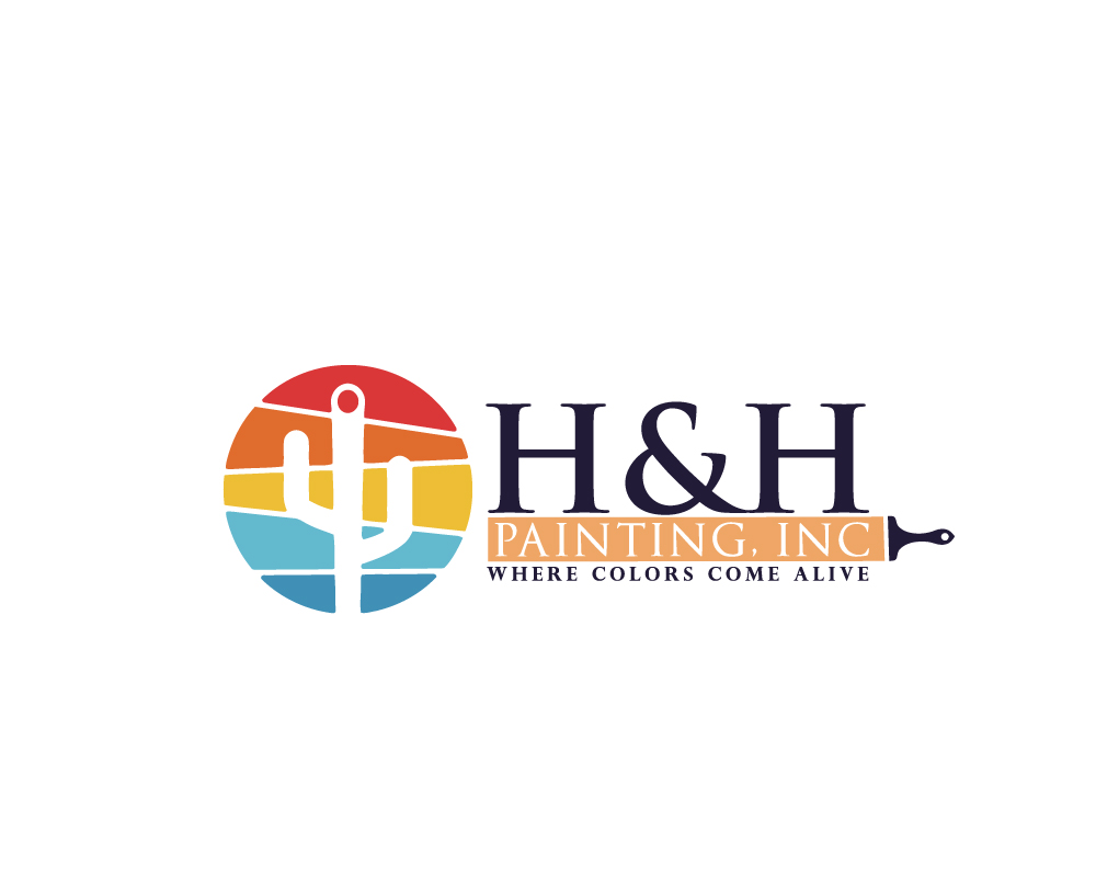 Logo Design by Madara Uchiha for H&H Painting Inc. | Design #19732549