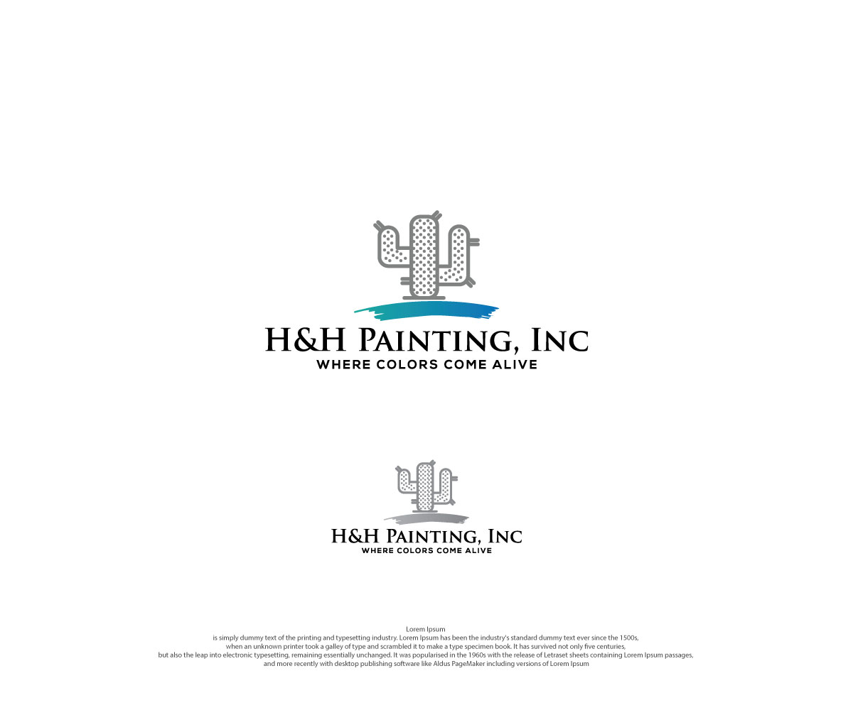 Logo Design by Designs_Hubs for H&H Painting Inc. | Design #19741509