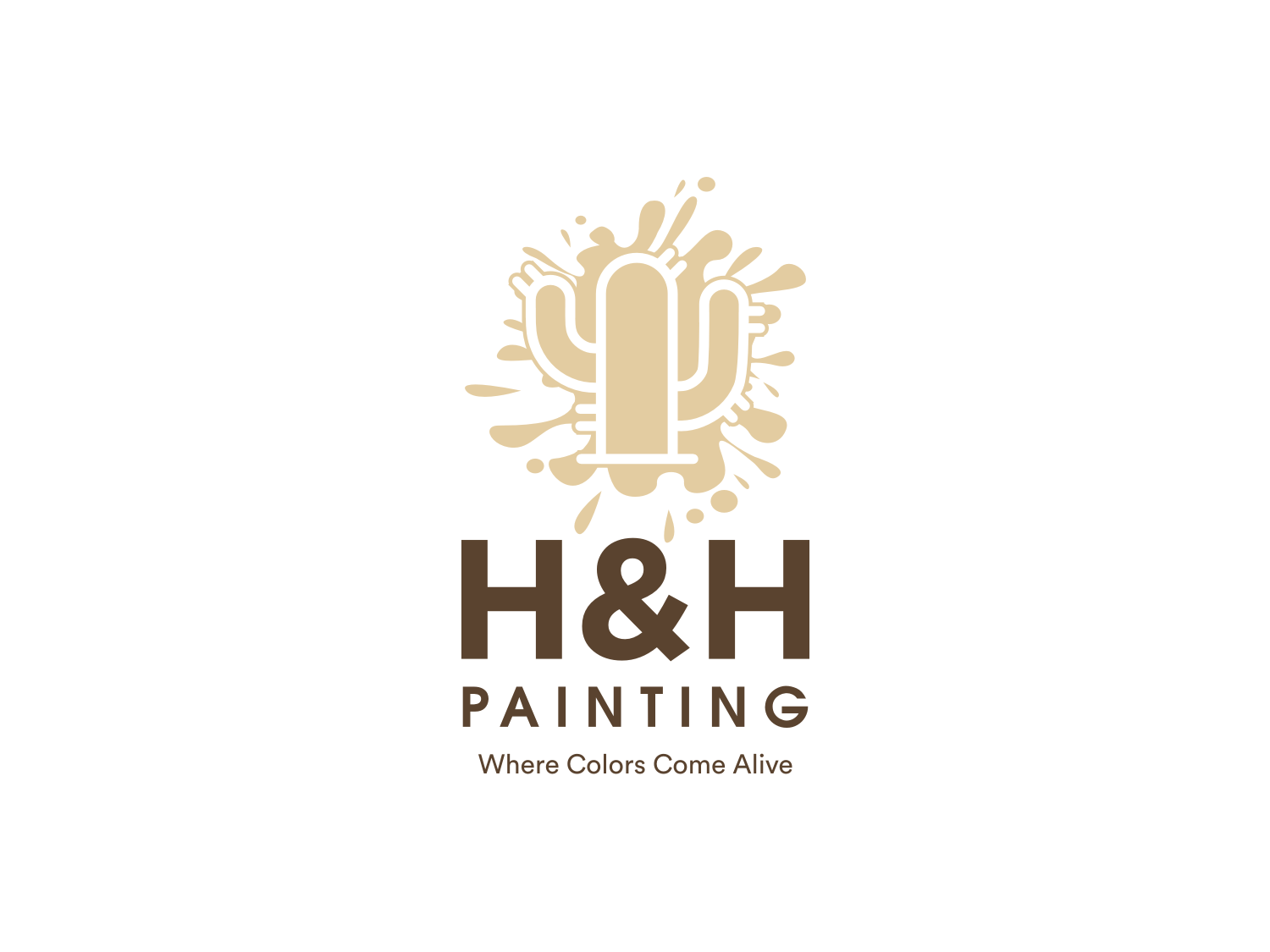 Logo Design by R16 for H&H Painting Inc. | Design #19724216