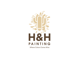 Logo Design by R16 for H&H Painting Inc. | Design: #19724216