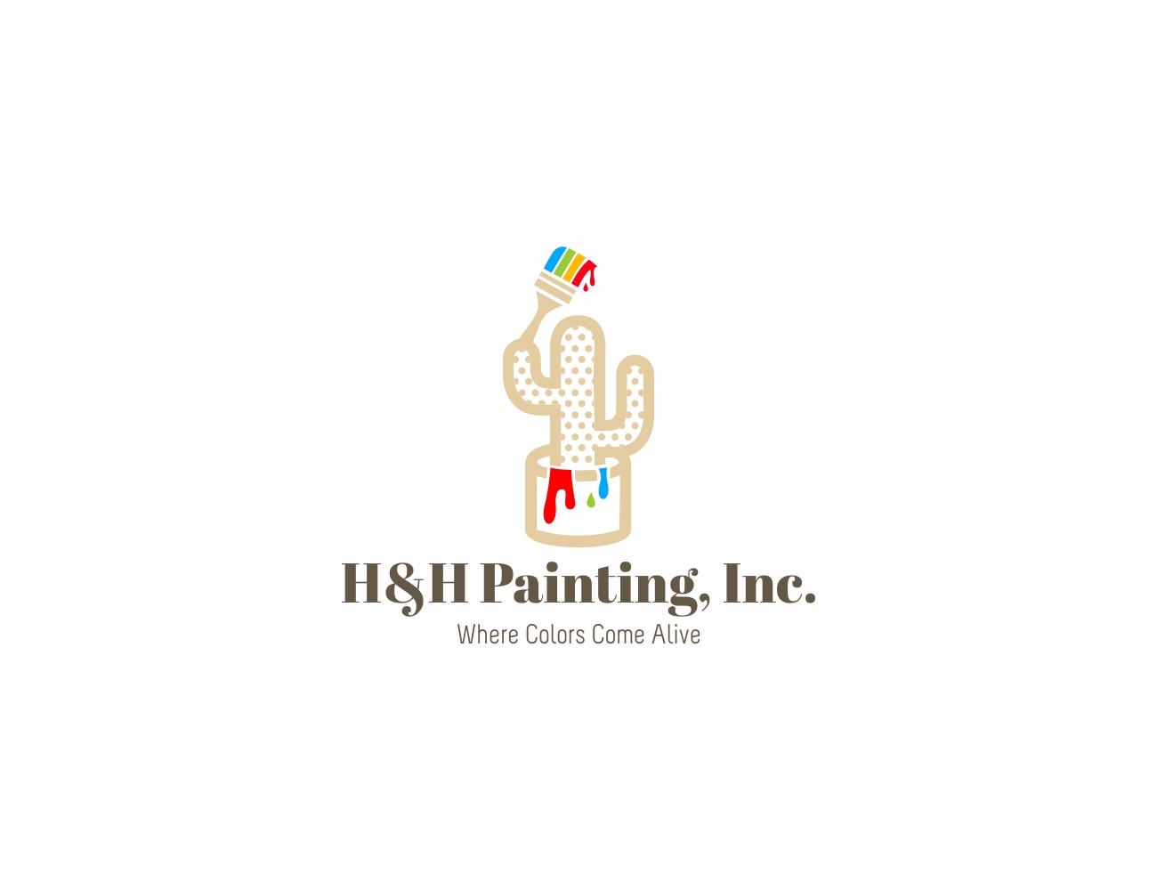 Logo Design by MOH Studio for H&H Painting Inc. | Design #19727806