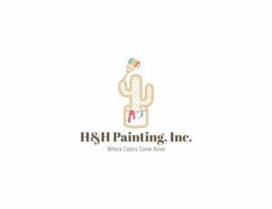 Logo Design by MOH Studio for H&H Painting Inc. | Design: #19733305