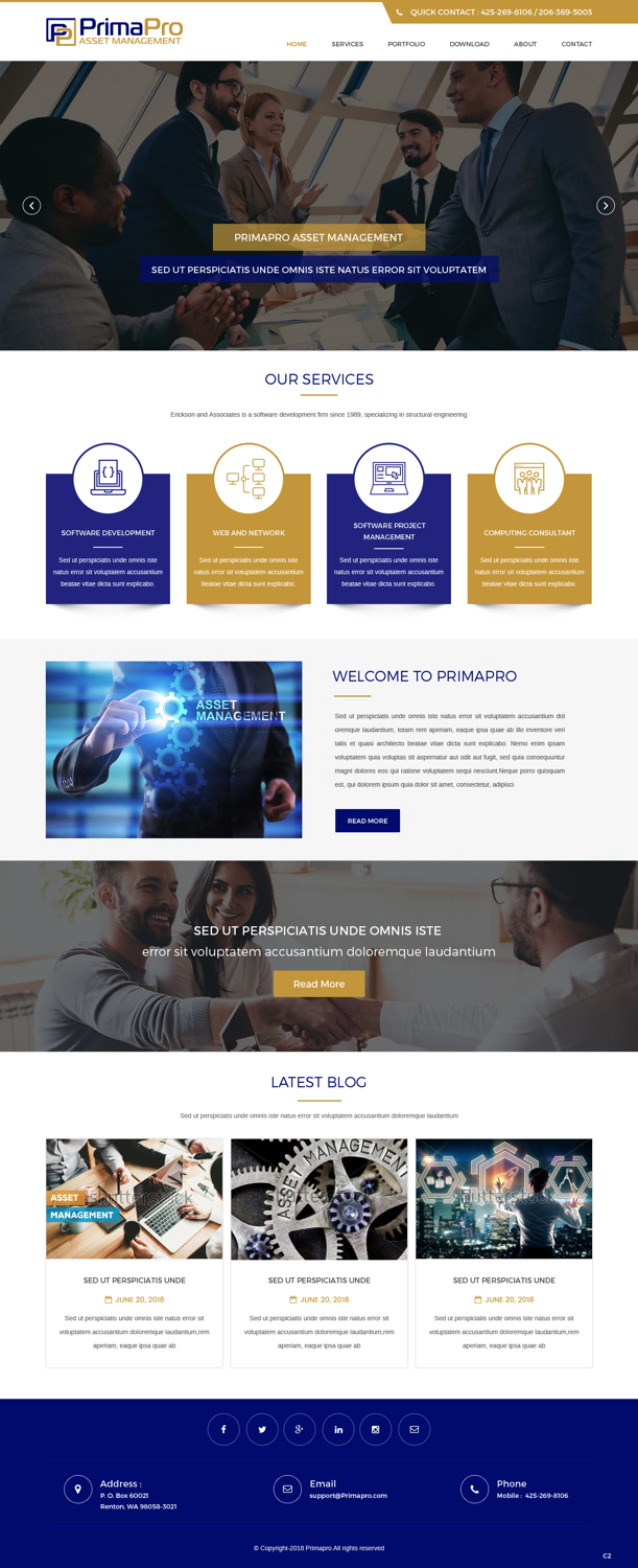 Web Design by pb for this project | Design #19728127