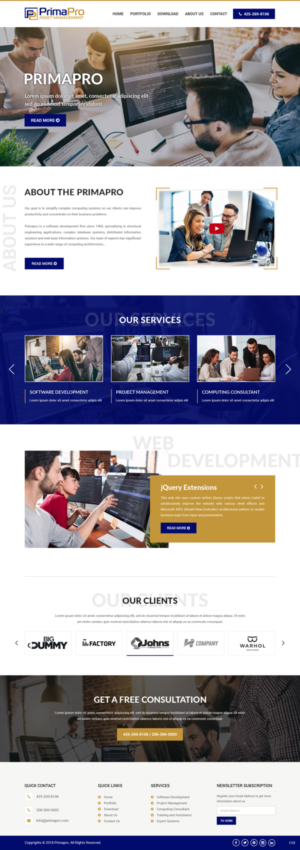 Web Design by pb for this project | Design: #19728129