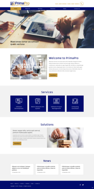 Web Design by pb for this project | Design: #19728139