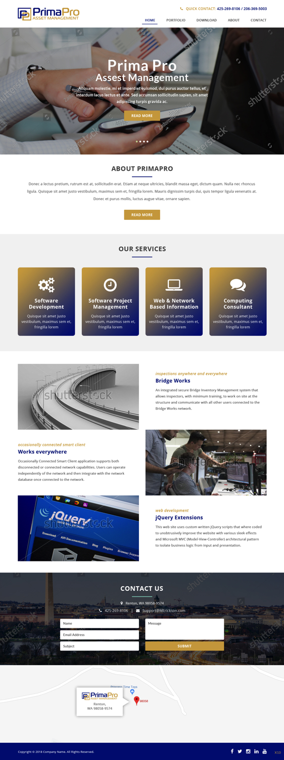 Web Design by pb for this project | Design #19728141