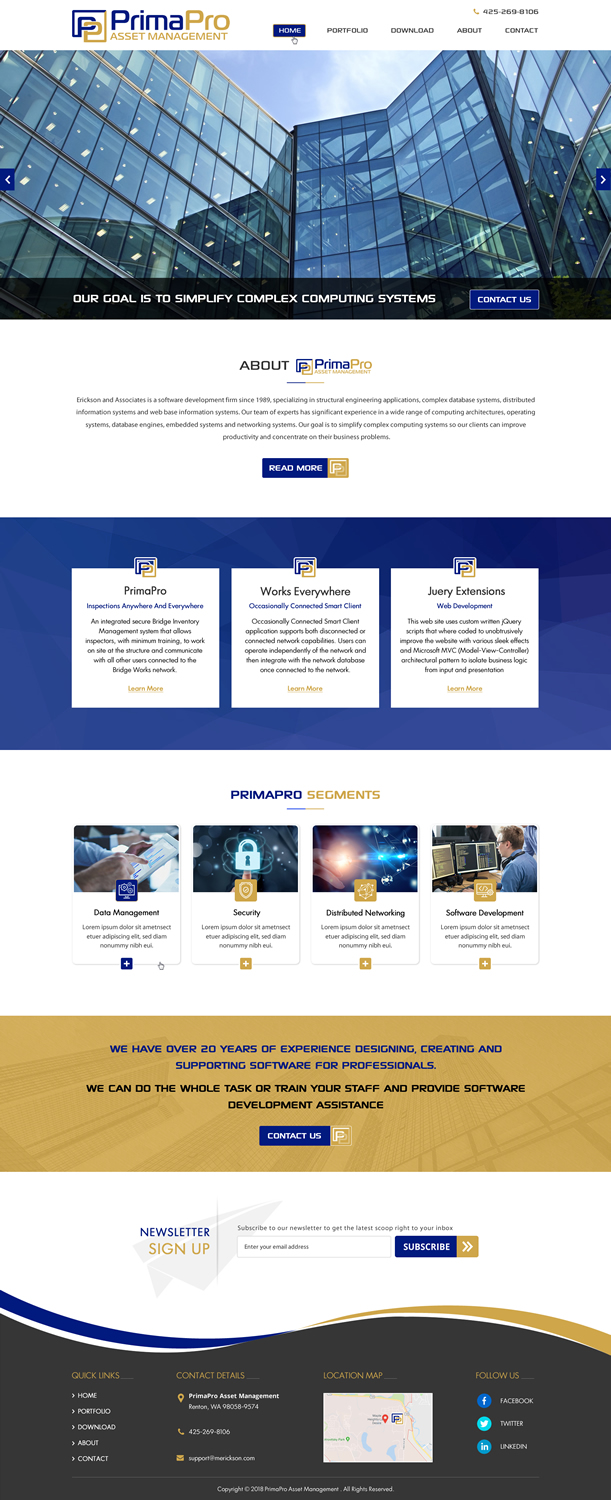 Web Design by Sbss for this project | Design #19735309