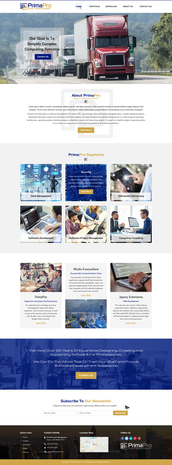 Web Design by Sbss for this project | Design #19752001