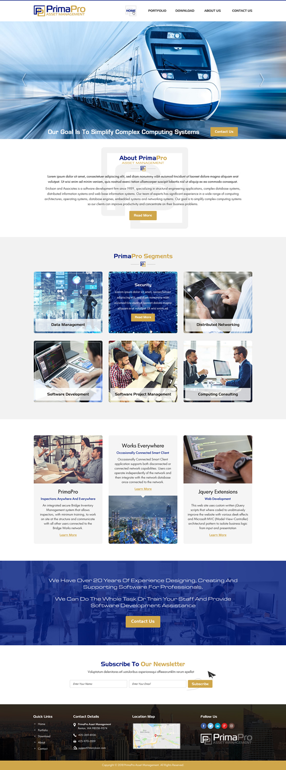 Web Design by Sbss for this project | Design #19752003