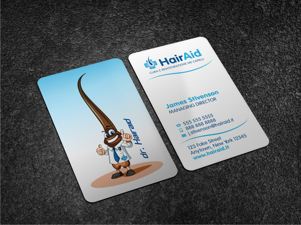 Business Card Design by Atvento Graphics for HAIRAID | Design #19723980