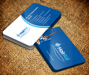 Visitenkarten-Design von Sarmishtha Chattopadhyay_loginchange für HAIRAID | Design: #32555149