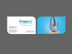 Business Card Design by Creations Box 2015 for HAIRAID | Design: #19749290
