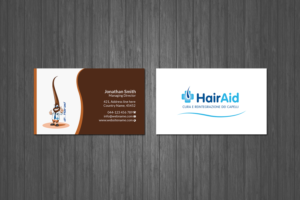 Business Card Design by Creations Box 2015 for HAIRAID | Design: #19749296