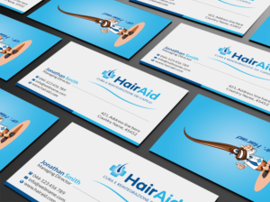 Business Card Design by Creations Box 2015 for HAIRAID | Design: #19749298