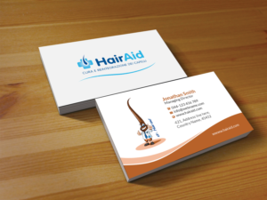 Business Card Design by Creations Box 2015 for HAIRAID | Design: #19749301