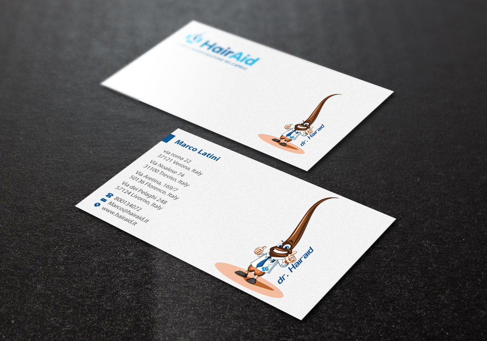 Design de Carte de Visite par Brand aid pour HAIRAID | Design #19735396