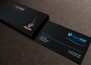 Business Card Design by Brand aid for HAIRAID | Design: #19735401