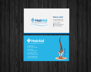 Visitenkarten-Design von chandrayaan.creative für HAIRAID | Design: #19733412