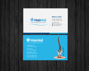 Business Card Design by chandrayaan.creative for HAIRAID | Design: #19733413