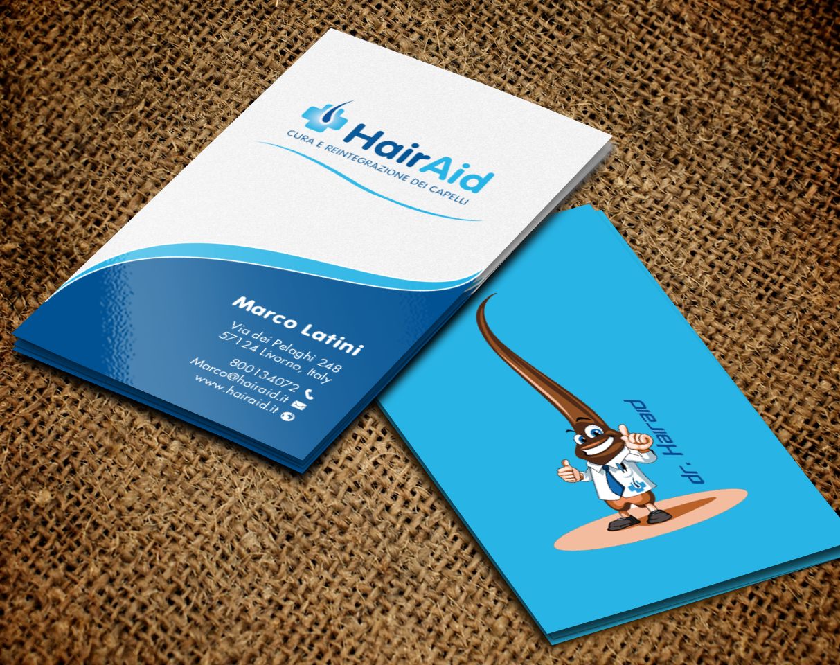 Business Card Design by chandrayaan.creative for HAIRAID | Design #19735296