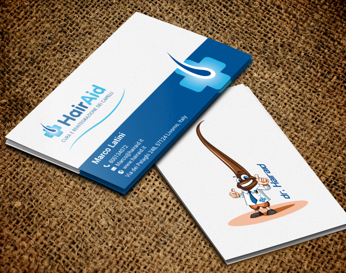 Business Card Design by chandrayaan.creative for HAIRAID | Design #19735298
