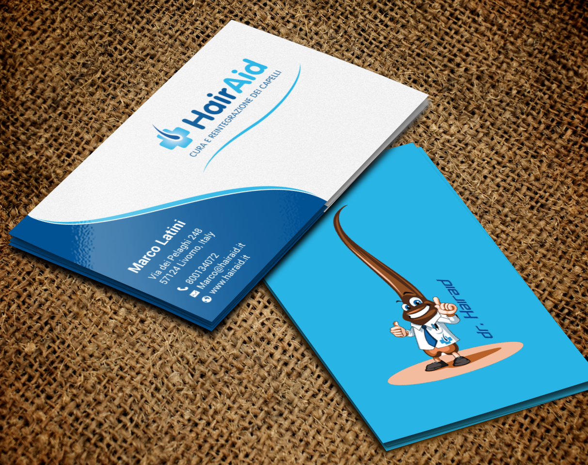 Business Card Design by chandrayaan.creative for HAIRAID | Design #19735300