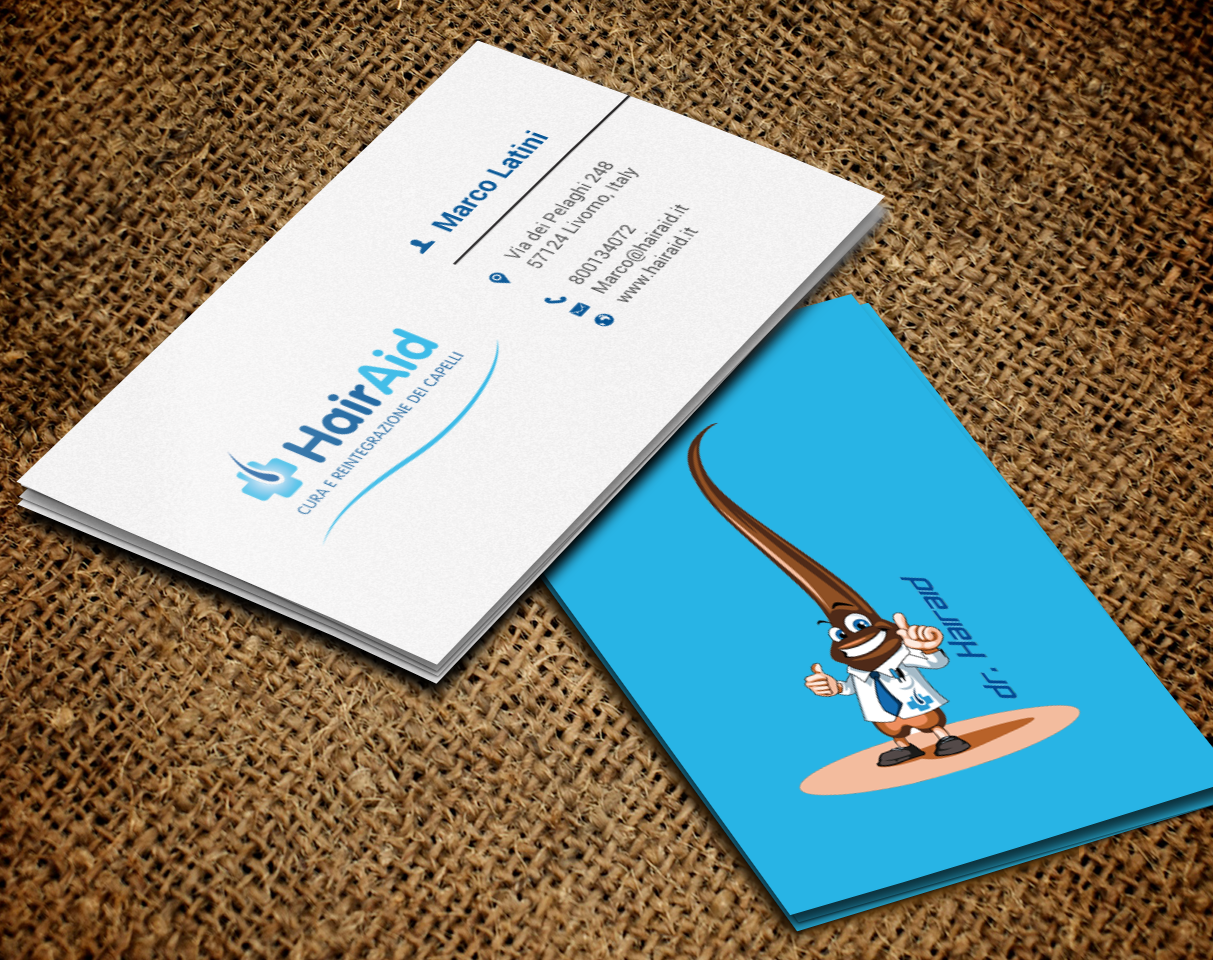 Business Card Design by chandrayaan.creative for HAIRAID | Design #19735304