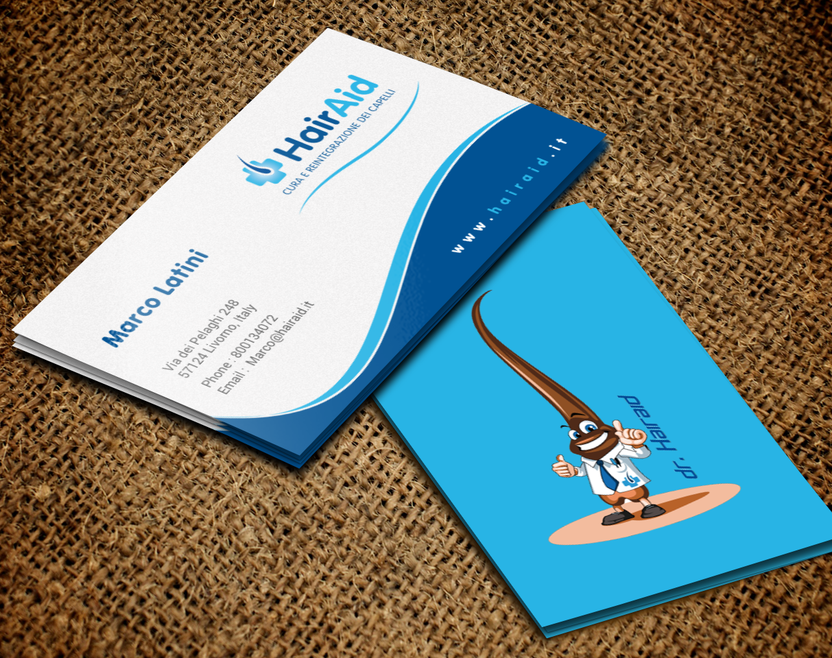Business Card Design by chandrayaan.creative for HAIRAID | Design #19735305
