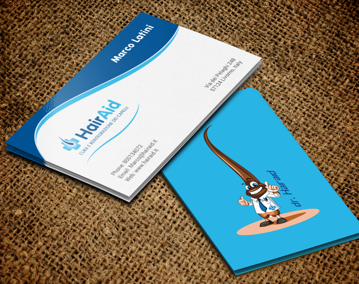 Visitenkarten-Design von chandrayaan.creative für HAIRAID | Design #19735306