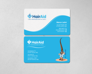 Business Card Design by chandrayaan.creative for HAIRAID | Design: #19735314