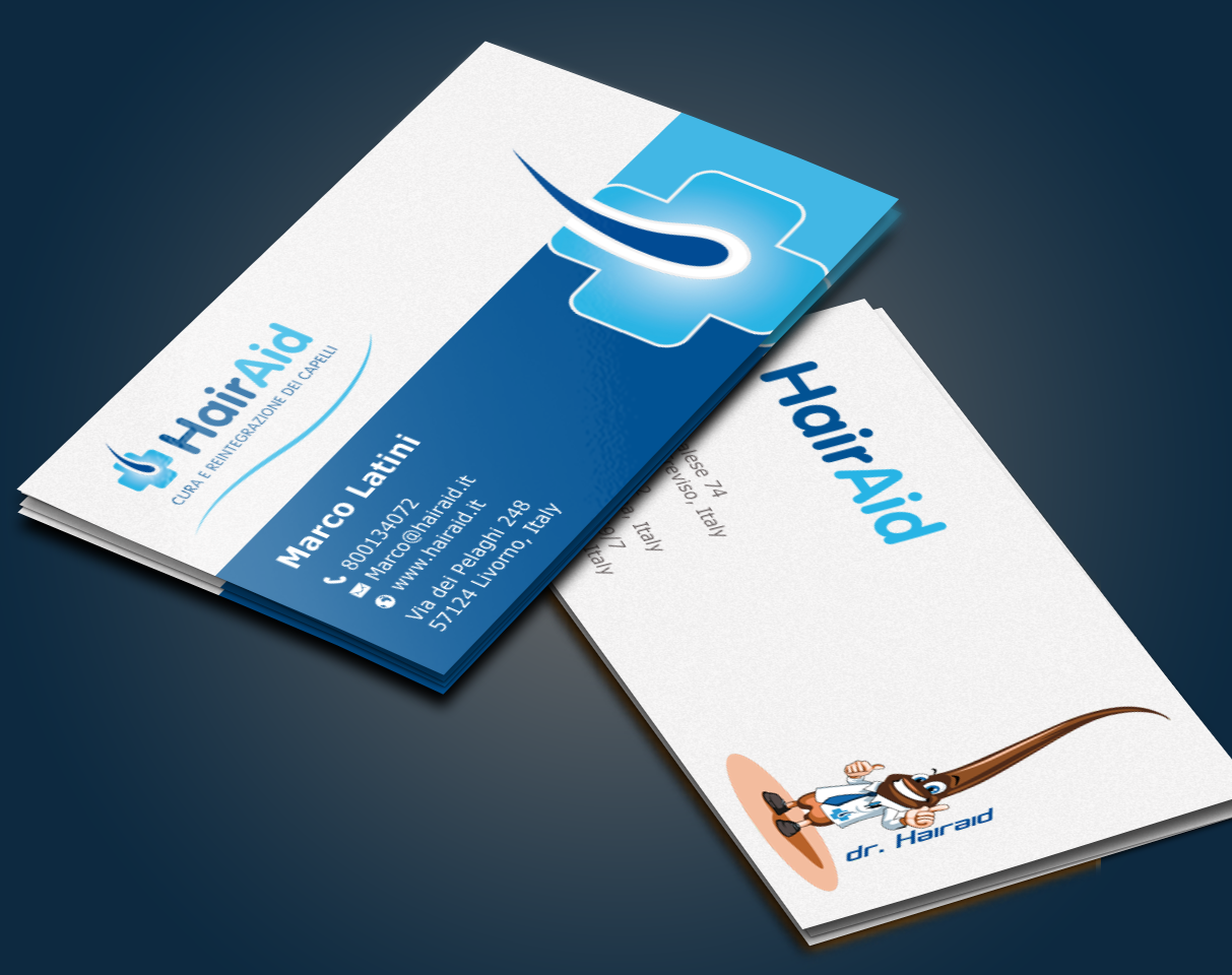 Business Card Design by chandrayaan.creative for HAIRAID | Design #19747336