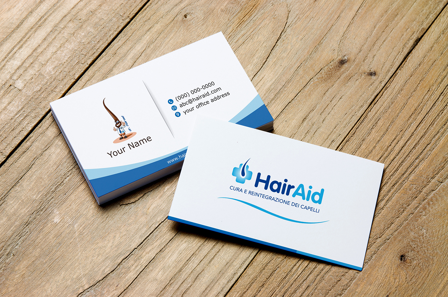 Diseño de Tarjeta de Presentación por dianpraditaputri para HAIRAID | Diseño #19731620