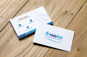 Business Card Design by dianpraditaputri for HAIRAID | Design: #19743021