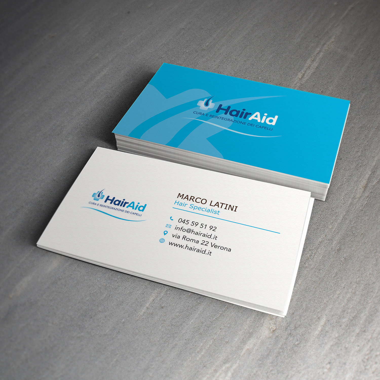 Business Card Design by dianpraditaputri for HAIRAID | Design #19774715