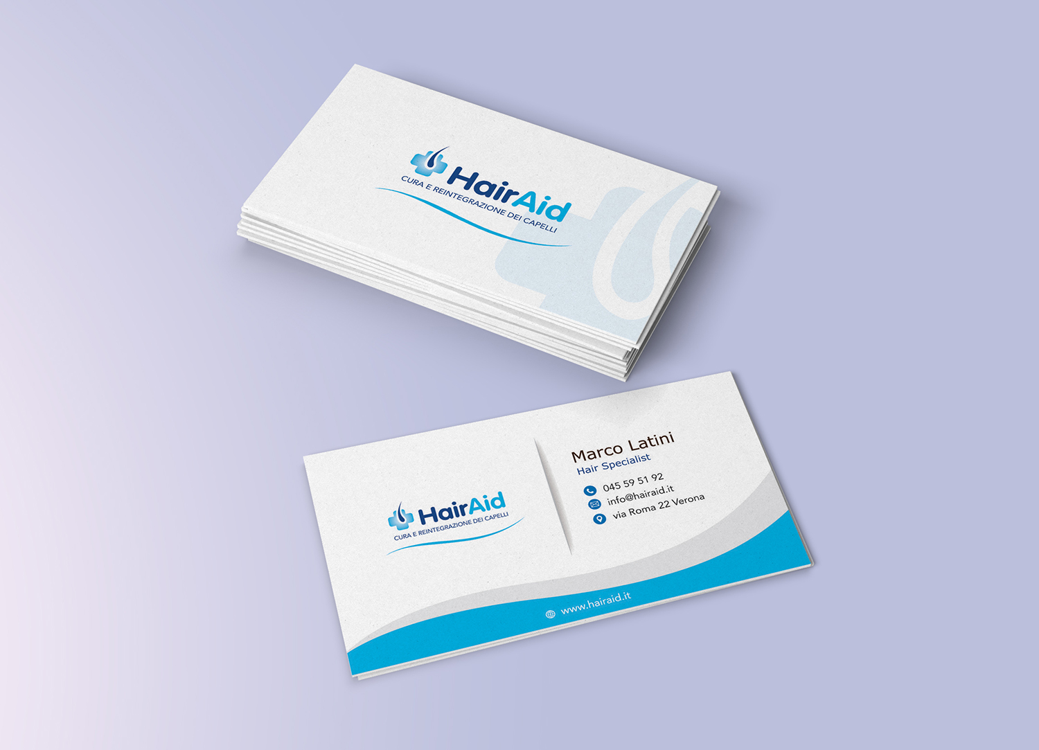 Business Card Design by dianpraditaputri for HAIRAID | Design #19774744