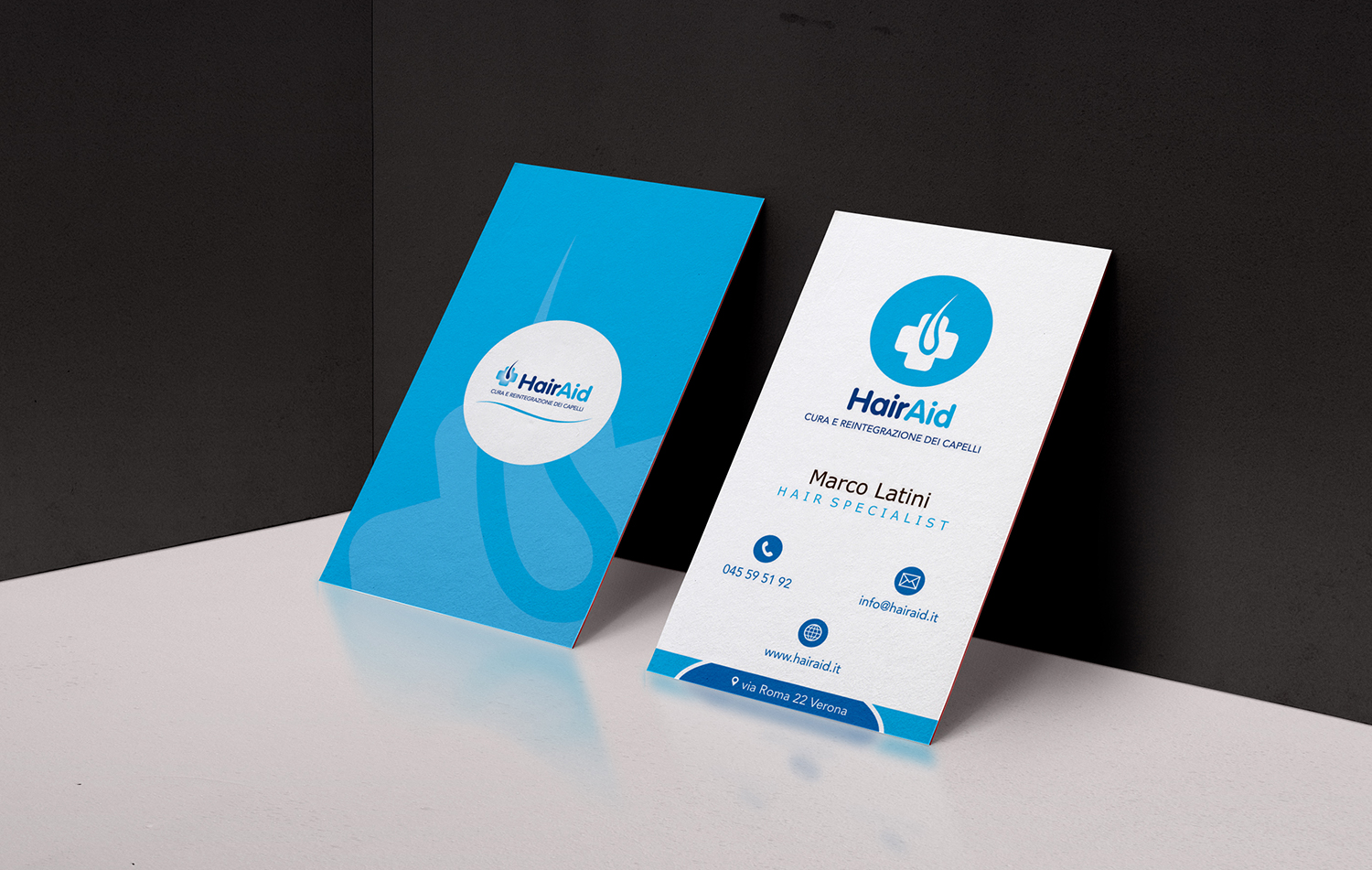 Business Card Design by dianpraditaputri for HAIRAID | Design #19777257