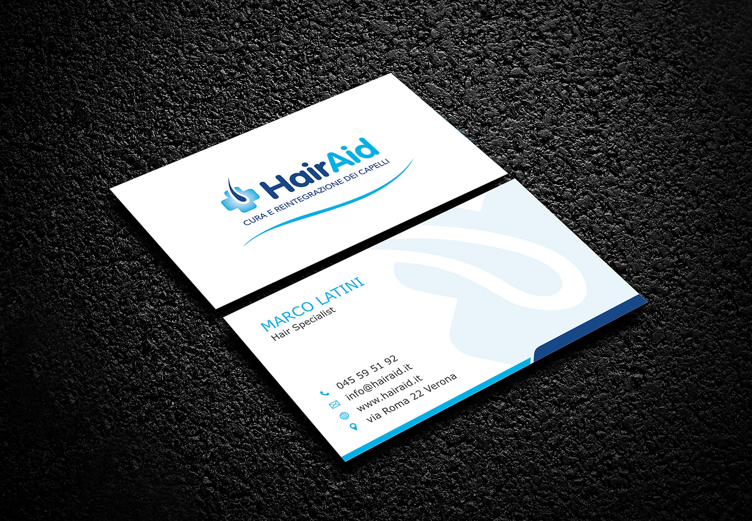 Business Card Design by dianpraditaputri for HAIRAID | Design #19796242